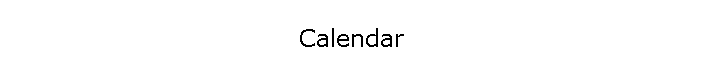 Calendar