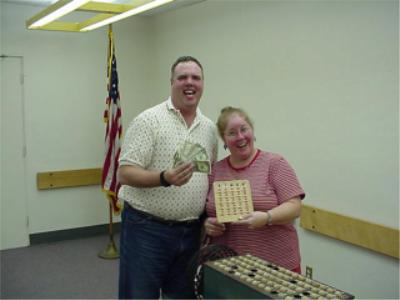 Member Mark Watson also won big...